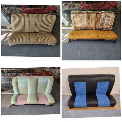 Asiento trasero de Pontiac Lemans 1971 transformacion total